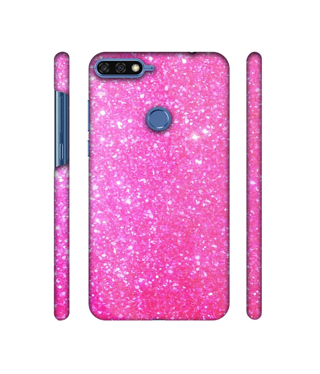 Amazon Brand - Solimo Designer Pink Sparkle 3D Printed Hard Back Case Mobile Cover for Huawei Honor 7A