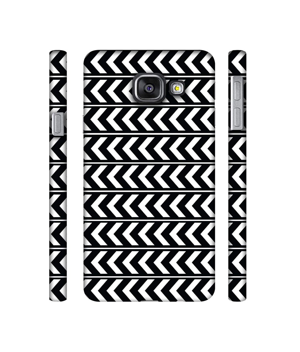 Amazon Brand - Solimo Designer Horizontal Arrow Texture 3D Printed Hard Back Case Mobile Cover for Samsung Galaxy A3 (2016)