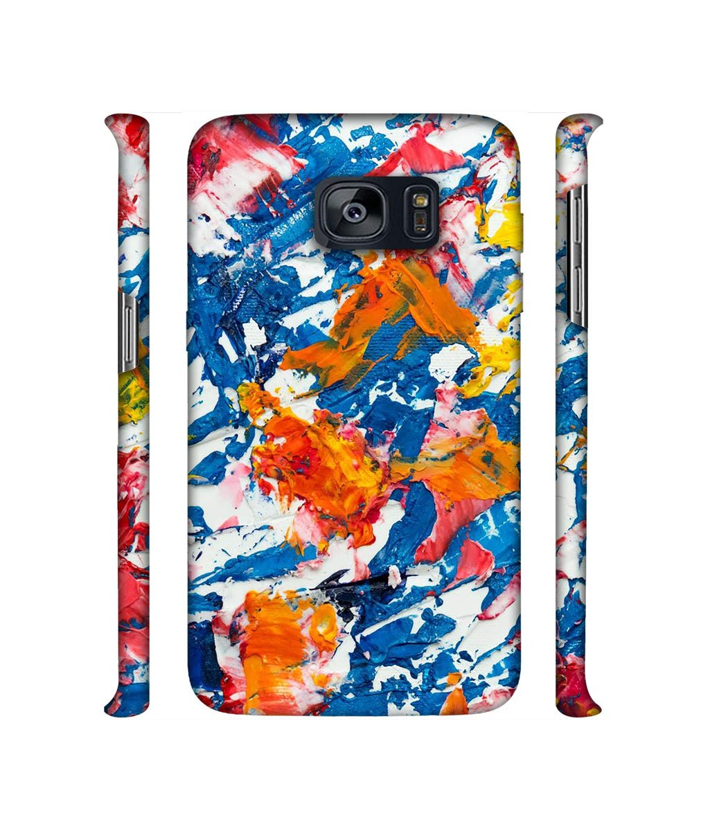 Amazon Brand - Solimo Designer Wax Color Mash On Canvas 3D Printed Hard Back Case Mobile Cover for Samsung Galaxy S7 Edge