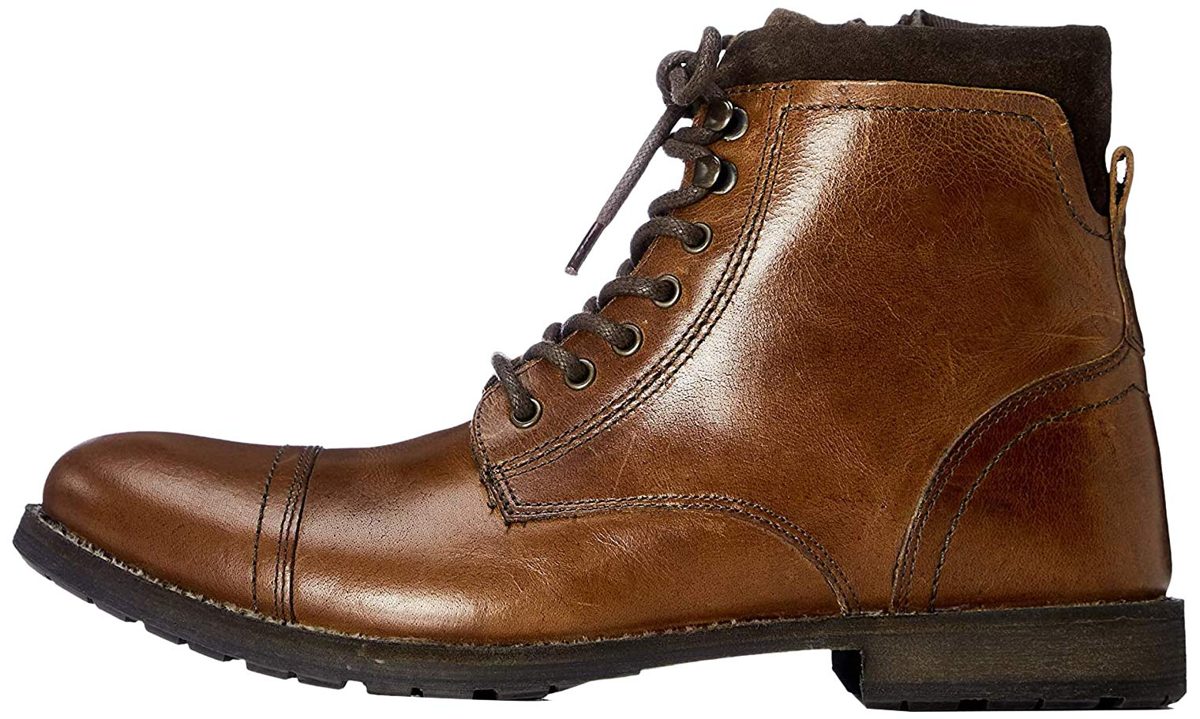 find. Max, Men Biker Boots, Brown (Casual Tan), 11 UK (45 EU)