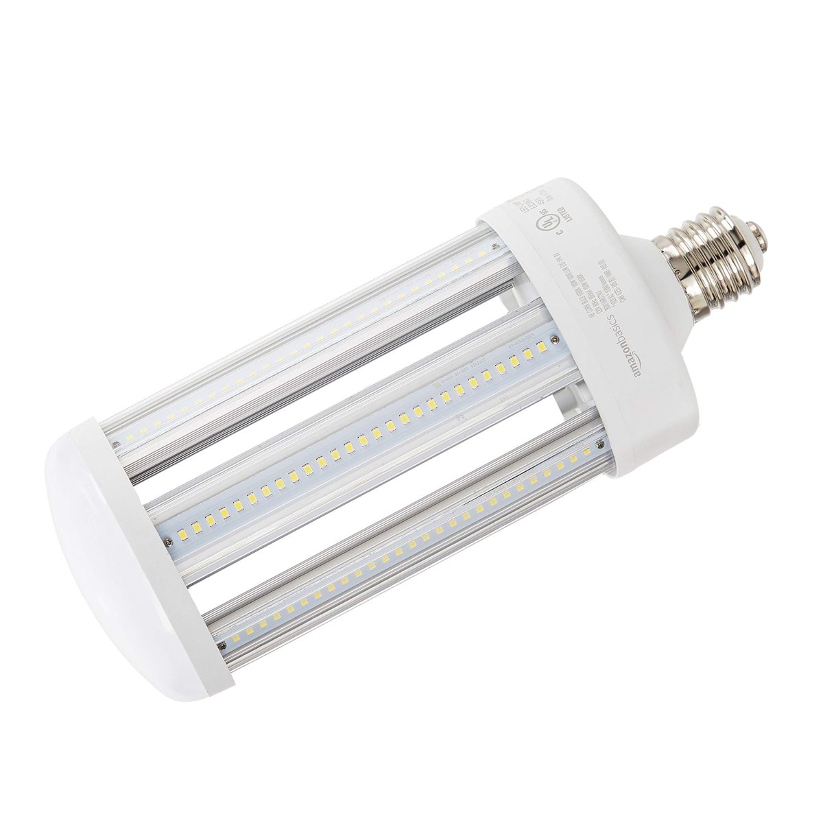 AmazonBasics 100W LED Corn Bulb, 10000 Lumens, 50000 Hours, E39 Base | Cool White