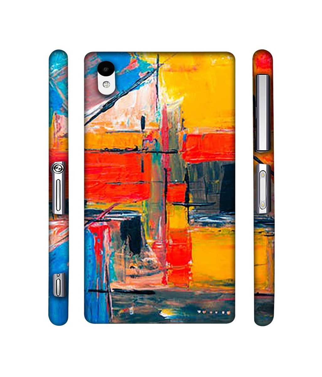 Amazon Brand - Solimo Designer Multicolor Squre Blocks 3D Printed Hard Back Case Mobile Cover for Sony Xperia Z2