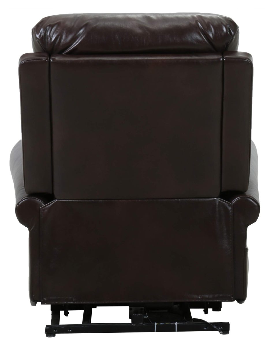 Amazon Brand – Ravenna Home Albert Power-Lift Assist Recliner Chair, 34.3"W, Dark Brown