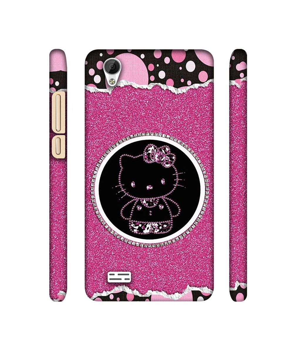 Amazon Brand - Solimo Designer Kitty with Glitter 3D Printed Hard Back Case Mobile Cover for Vivo Y31