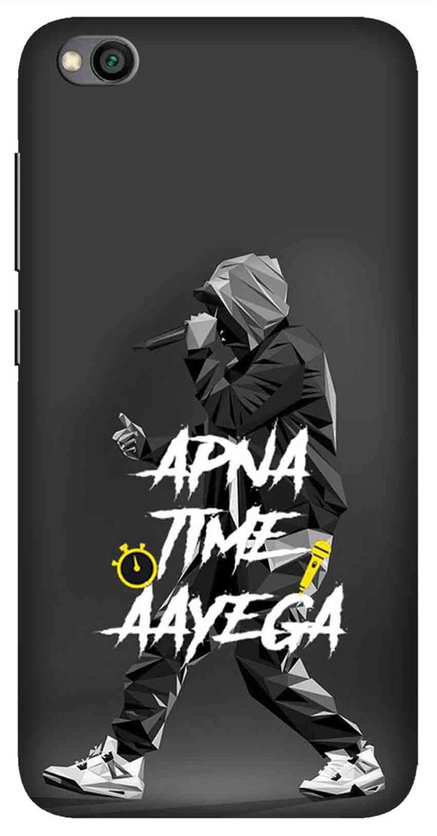 Amazon Brand - Solimo Designer Apna Time Ayega Design 3D Printed Hard Back Case Mobile Cover for Xiaomi Redmi Go
