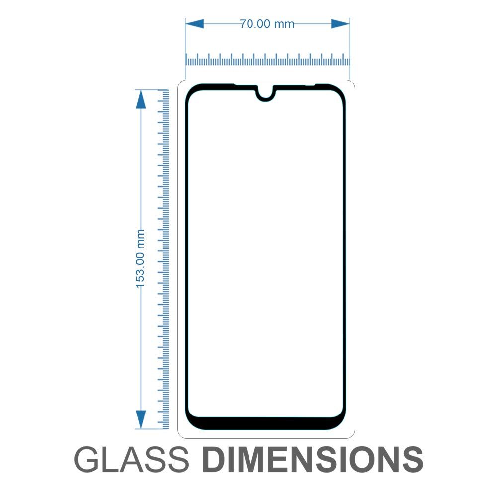 Amazon Brand - Solimo Premium Full Body Tempered Glass for Redmi Note 7 Pro with Installation Kit (Black)