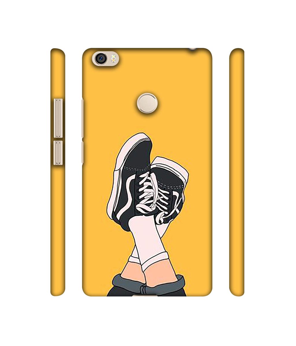 Amazon Brand - Solimo Designer Boy Shoes Pattern 3D Printed Hard Back Case Mobile Cover for Xiaomi Mi Max