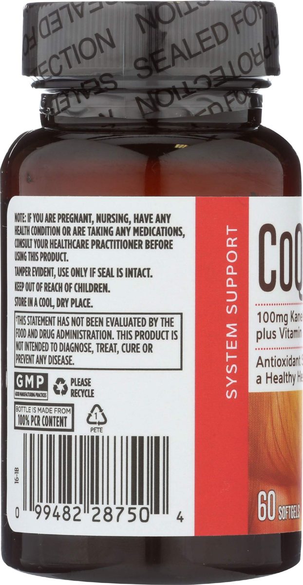 WHOLE FOODS MARKET CoQ10 100 MG Plus Vitamin E, 60 CT