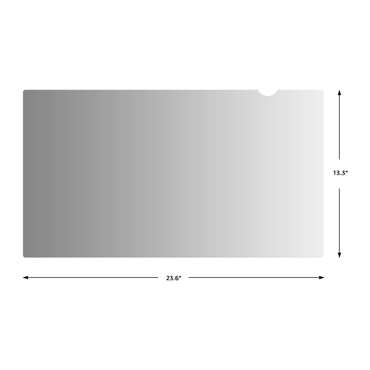AmazonBasics Privacy Screen Filter for 27 Inch Widescreen Monitor (16:9)