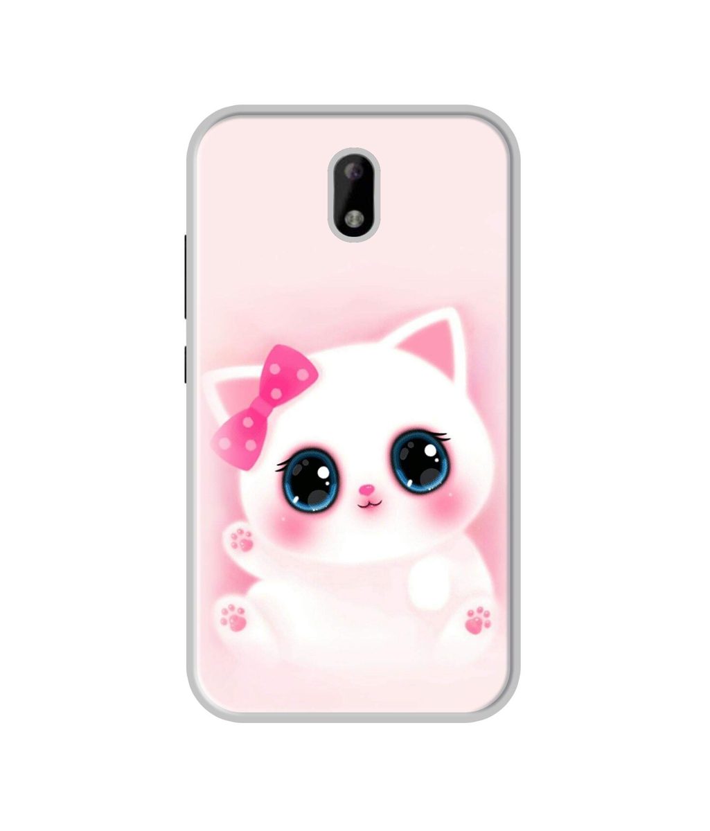 Amazon Brand - Solimo Designer Babby Kitty UV Printed Soft Back Case Mobile Cover for Itel A23