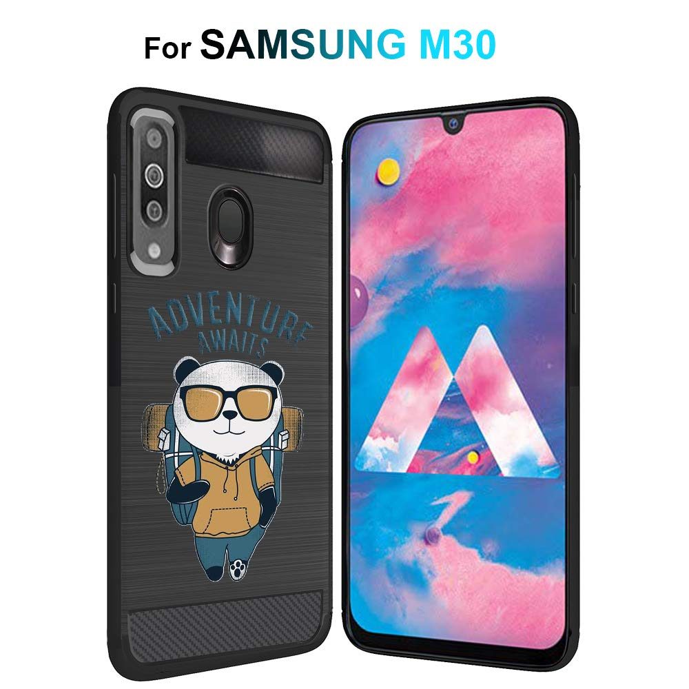 Amazon Brand - Solimo Designer Printed Mobile Cover (Soft & Flexible Back case) for Samsung Galaxy M30 (D1016)