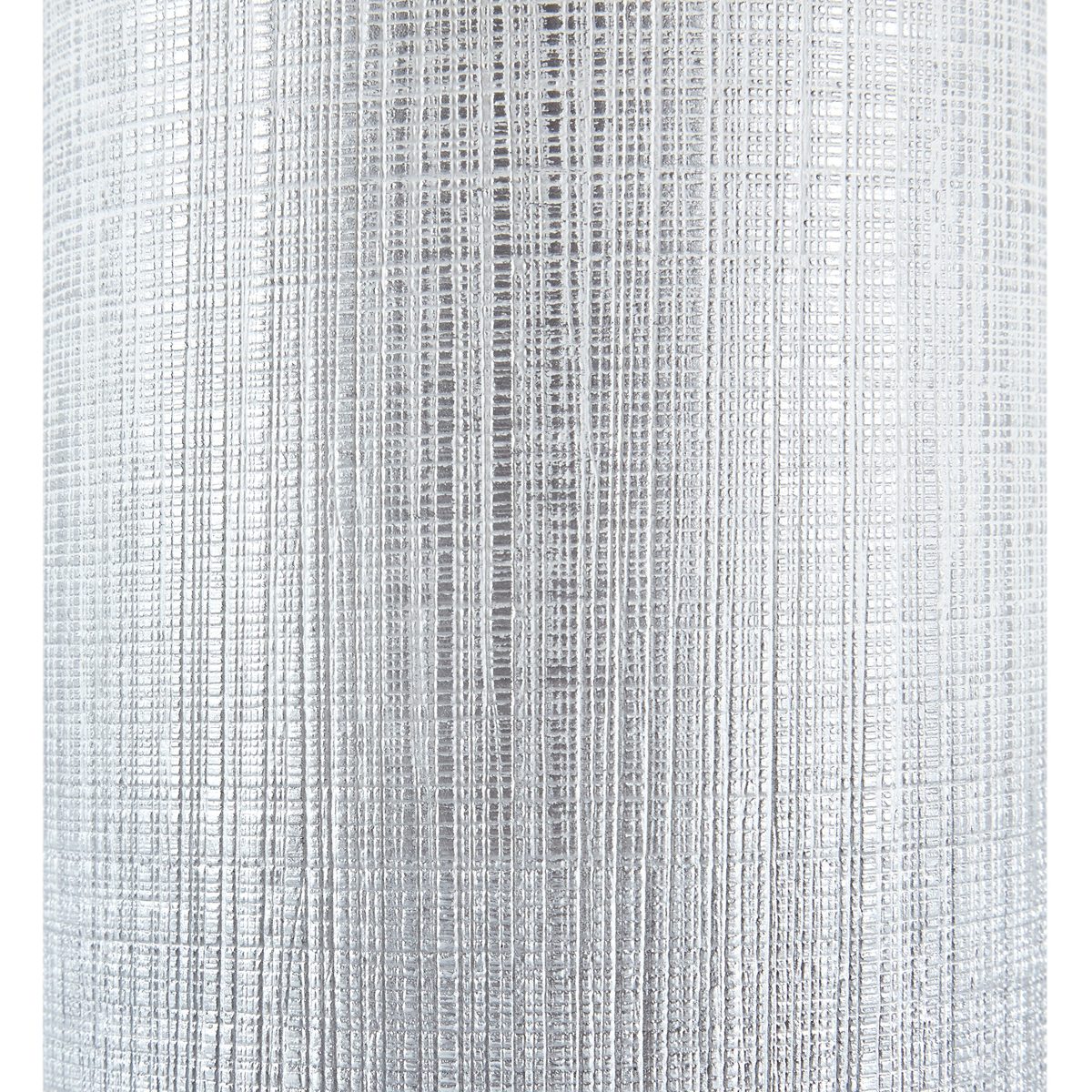Amazon Brand – Rivet Rustic Stoneware Indoor Outdoor Flower Plant Home Decor Tall Cylinder Vase, 11"H, Silver