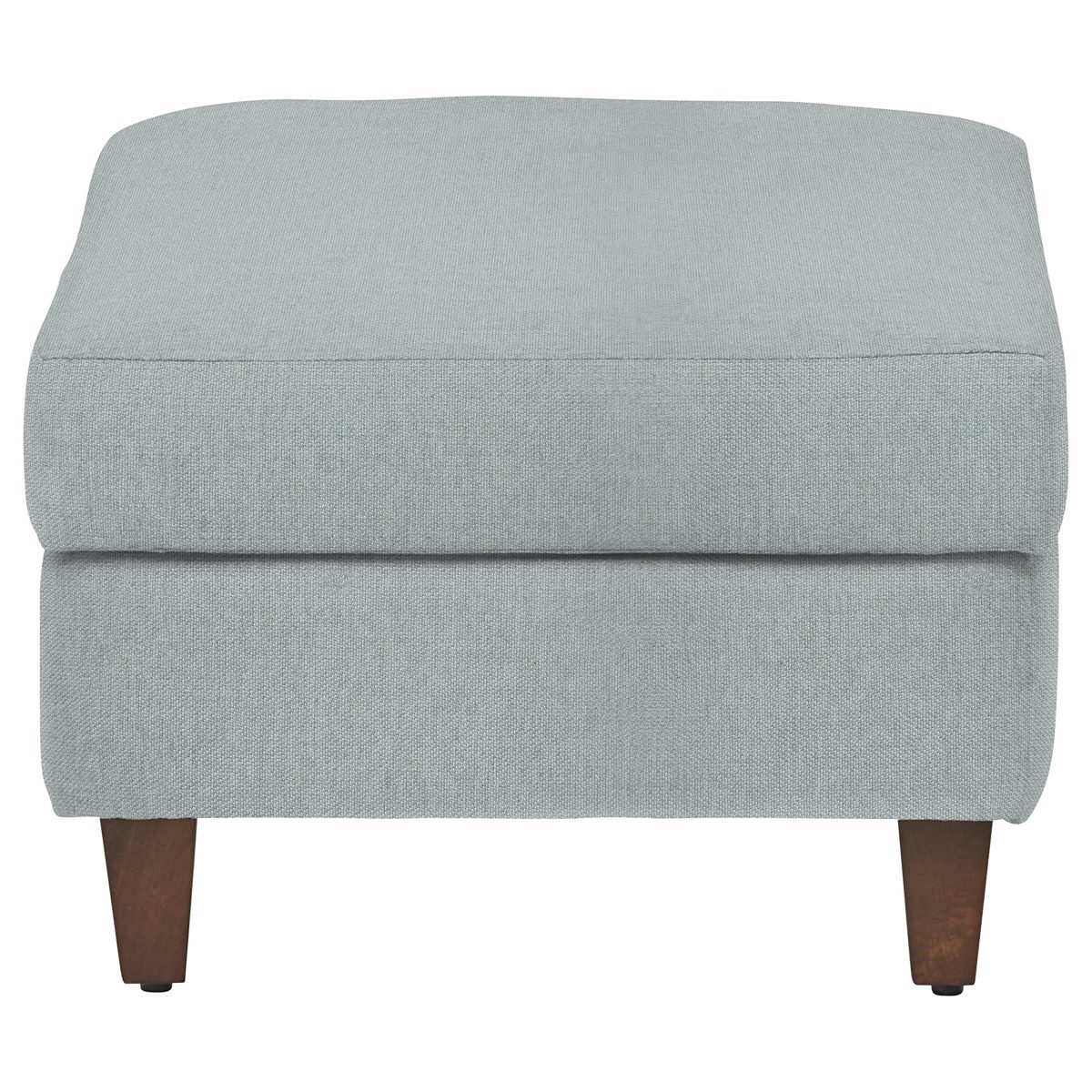 Amazon Brand – Stone & Beam Andover Modern Rectangle Ottoman, 32"W, Light Blue