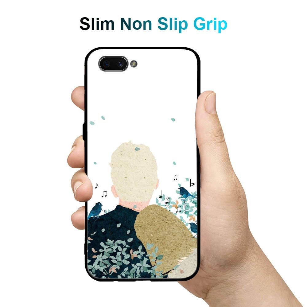 Amazon Brand - Solimo Designer Love Bird Printed Hard Back Case Mobile Cover for Oppo A3s (D169)