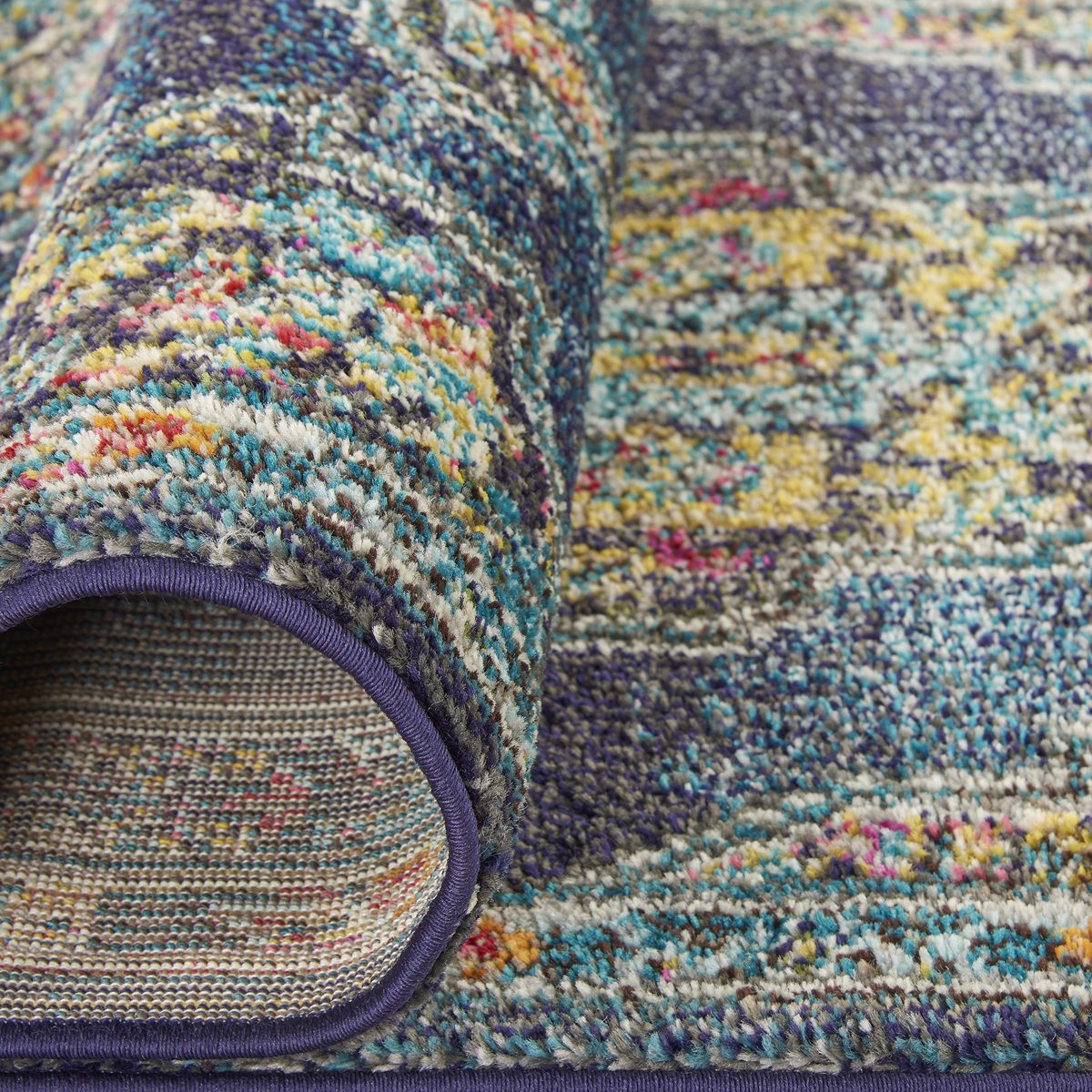 Stone & Beam Rug, 3'11" x 5'11", Blue, Navy, Multicolor