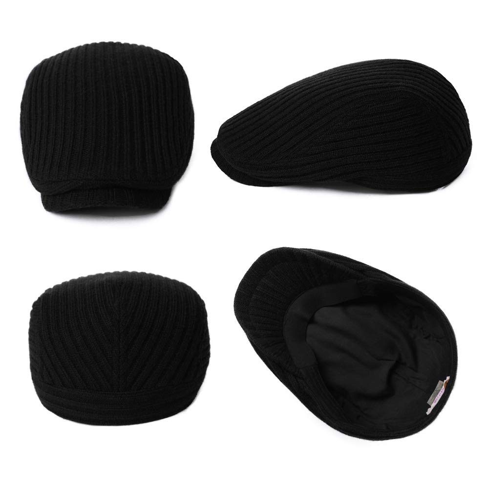 Jeff & Aimy Lightweight Flat Vintage Newsboy Cap for Men Pre Curved Lined Gatsby Khaki Hat