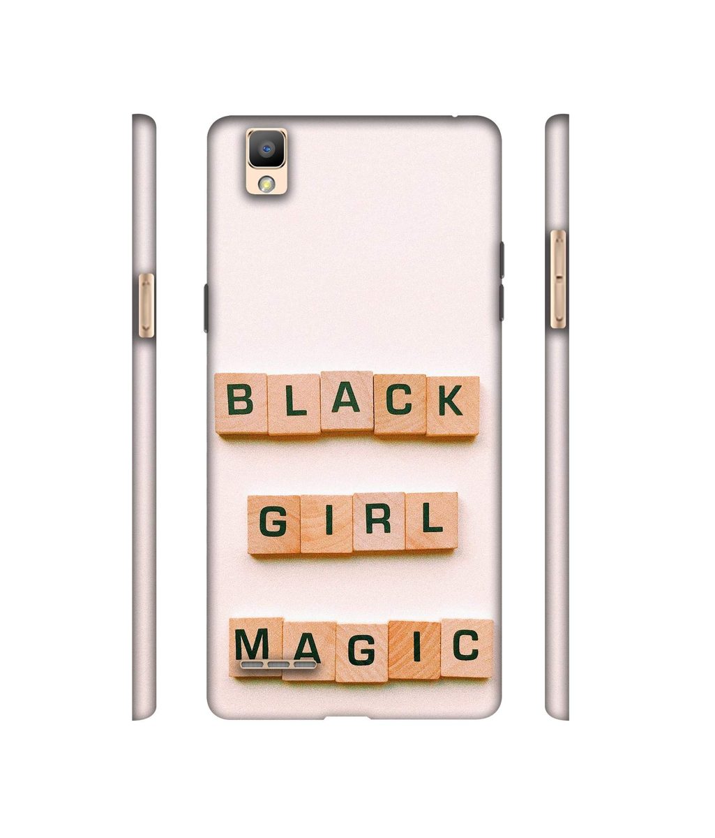 Amazon Brand - Solimo Designer Black Girl Magic 3D Printed Hard Back Case Mobile Cover for Oppo F1