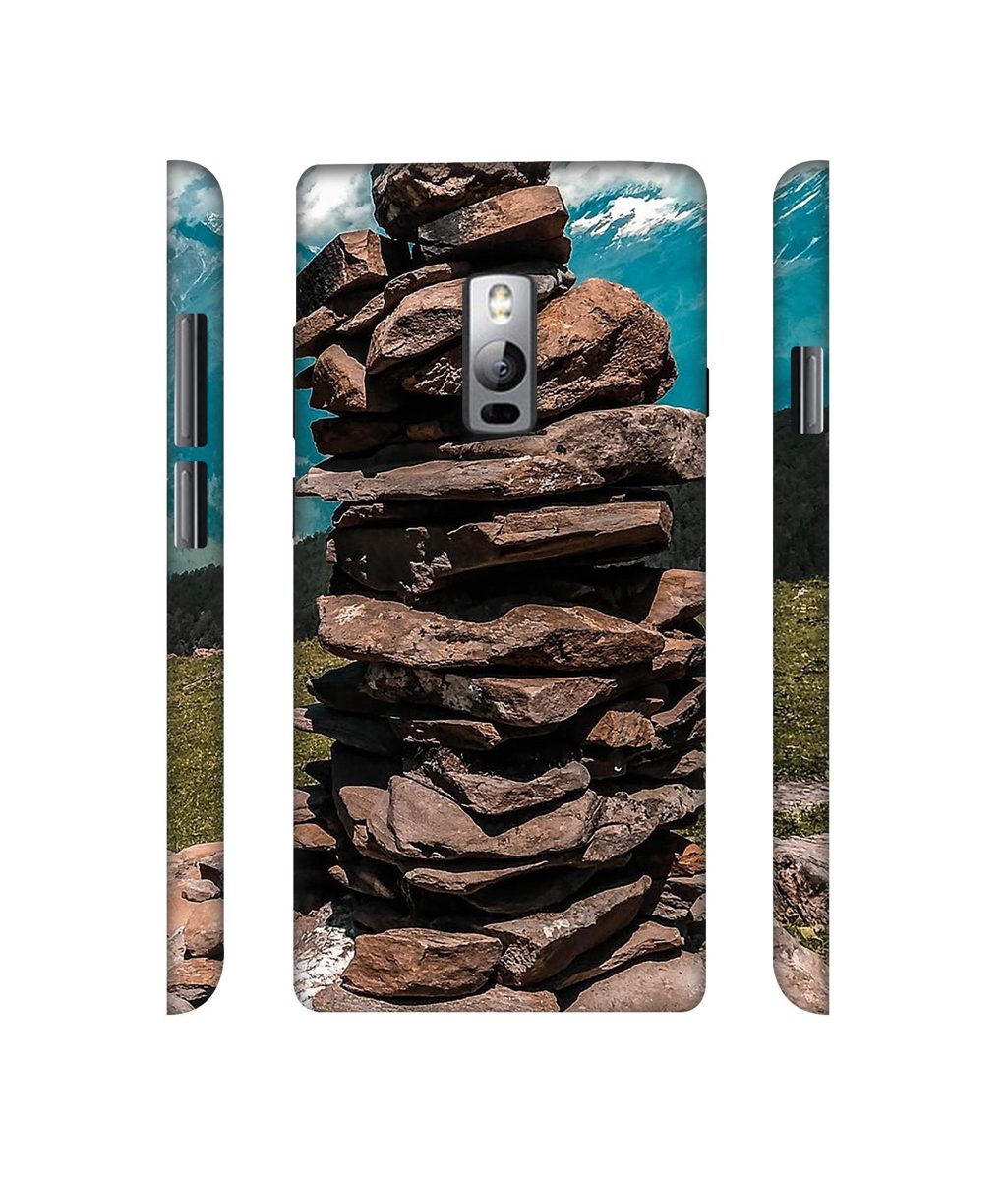 Amazon Brand - Solimo Designer Rocks 3D Printed Hard Back Case Mobile Cover for OnePlus 2