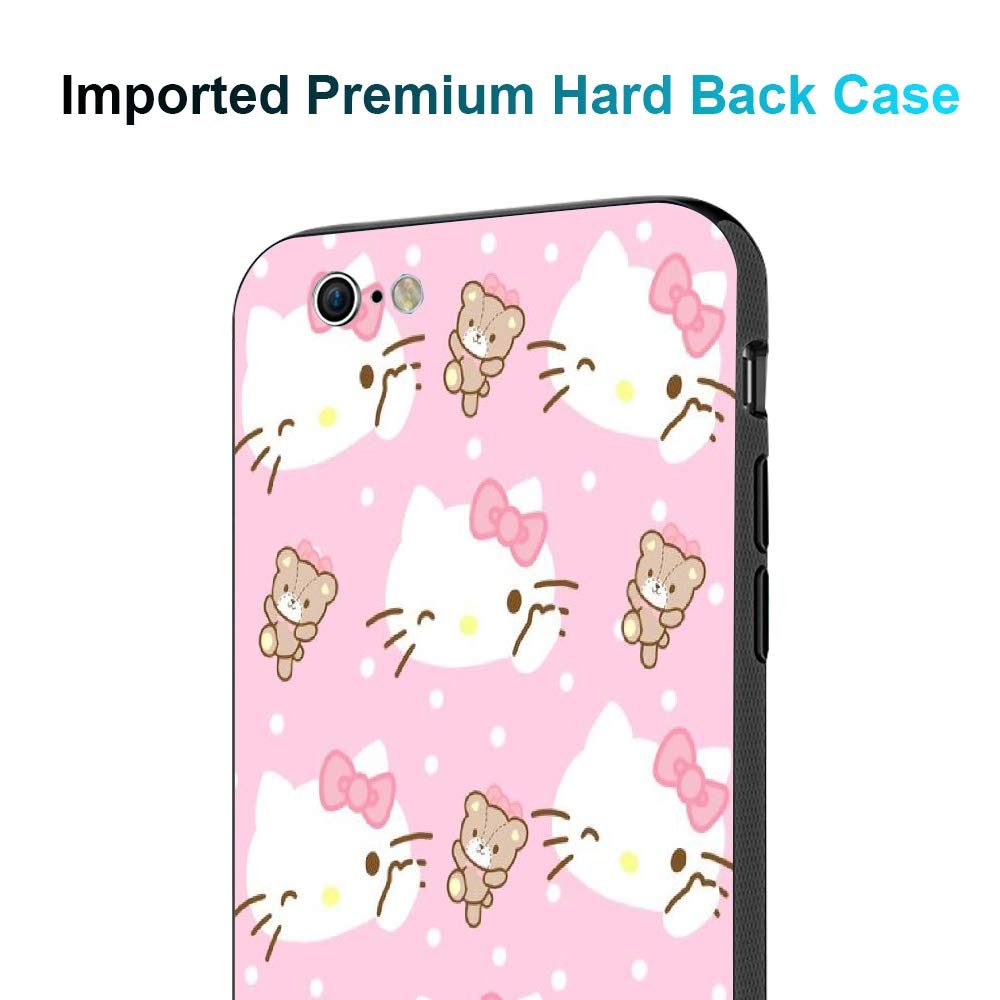 Amazon Brand - Solimo Designer Pink Kitty Printed Hard Back Case Mobile Cover for Apple iPhone 6S / 6 (D1227)