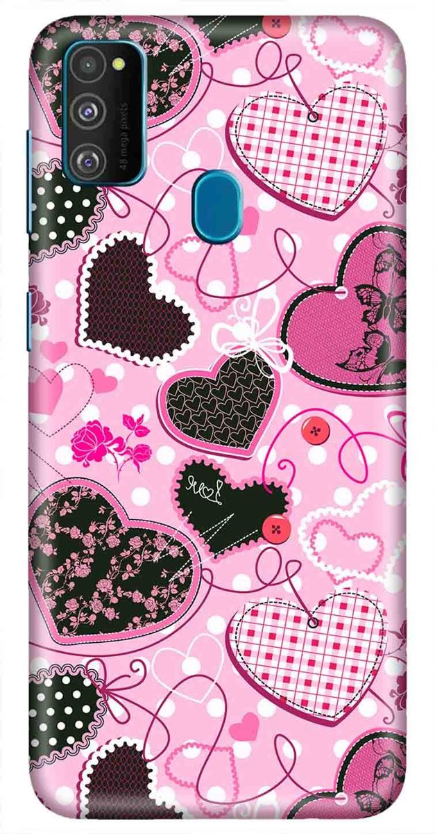 Amazon Brand - Solimo Designer Heart Design 3D Printed Hard Back Case Mobile Cover for Samsung Galaxy M21 / M30s