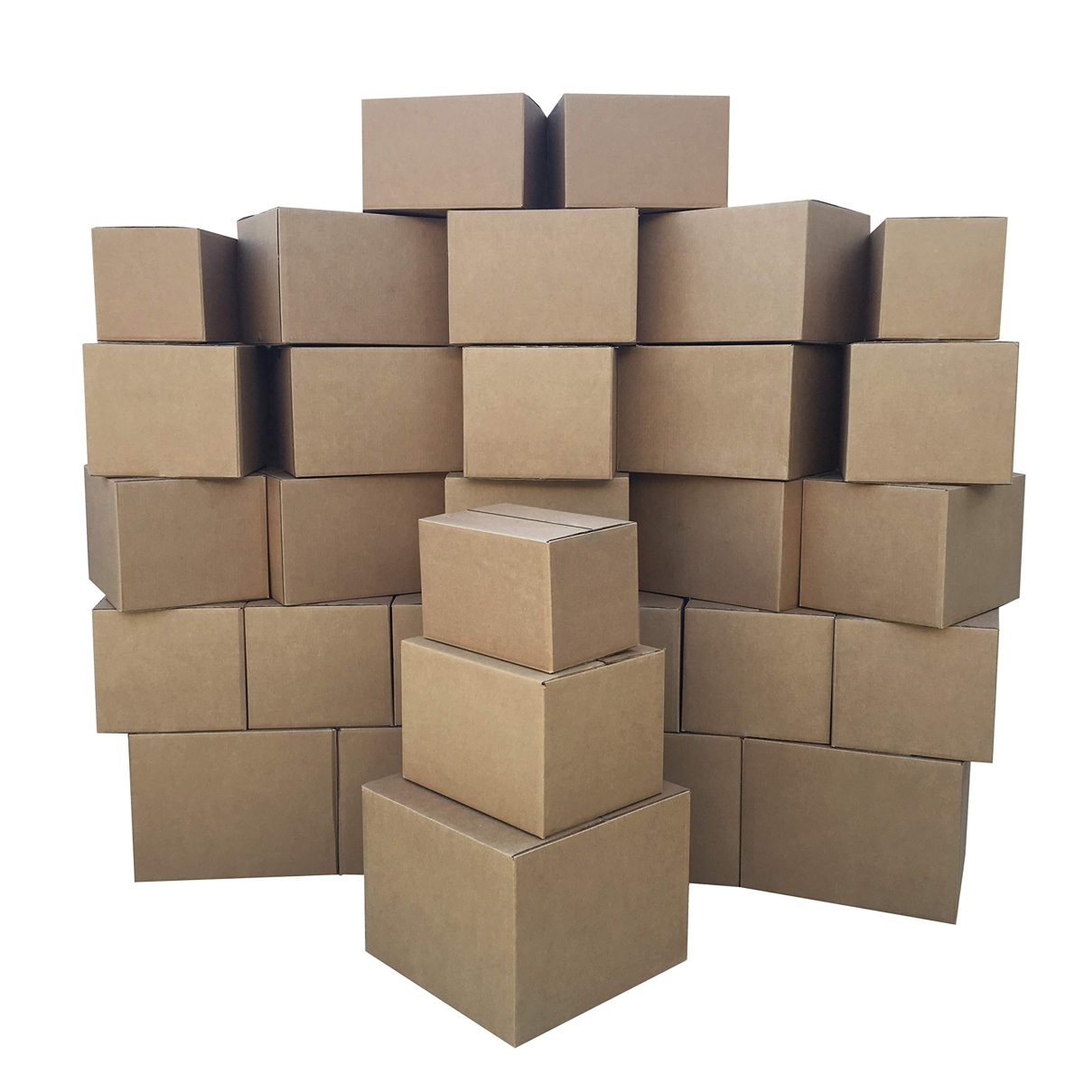AmazonBasics Moving Boxes - Small/Medium/Large Bundle, 30-Pack