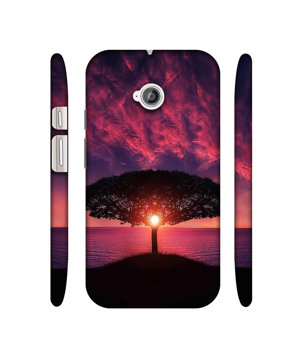 Amazon Brand - Solimo Designer Nature Digital Painting 3D Printed Hard Back Case Mobile Cover for Motorola Moto E 2nd Generation