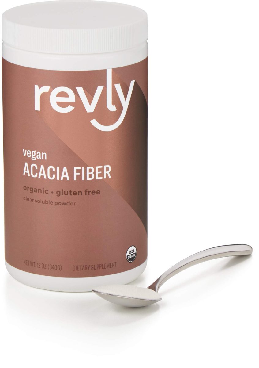 Amazon Brand - Revly Organic Acacia Fiber Powder, 12 Ounce, 52 Servings, Vegan