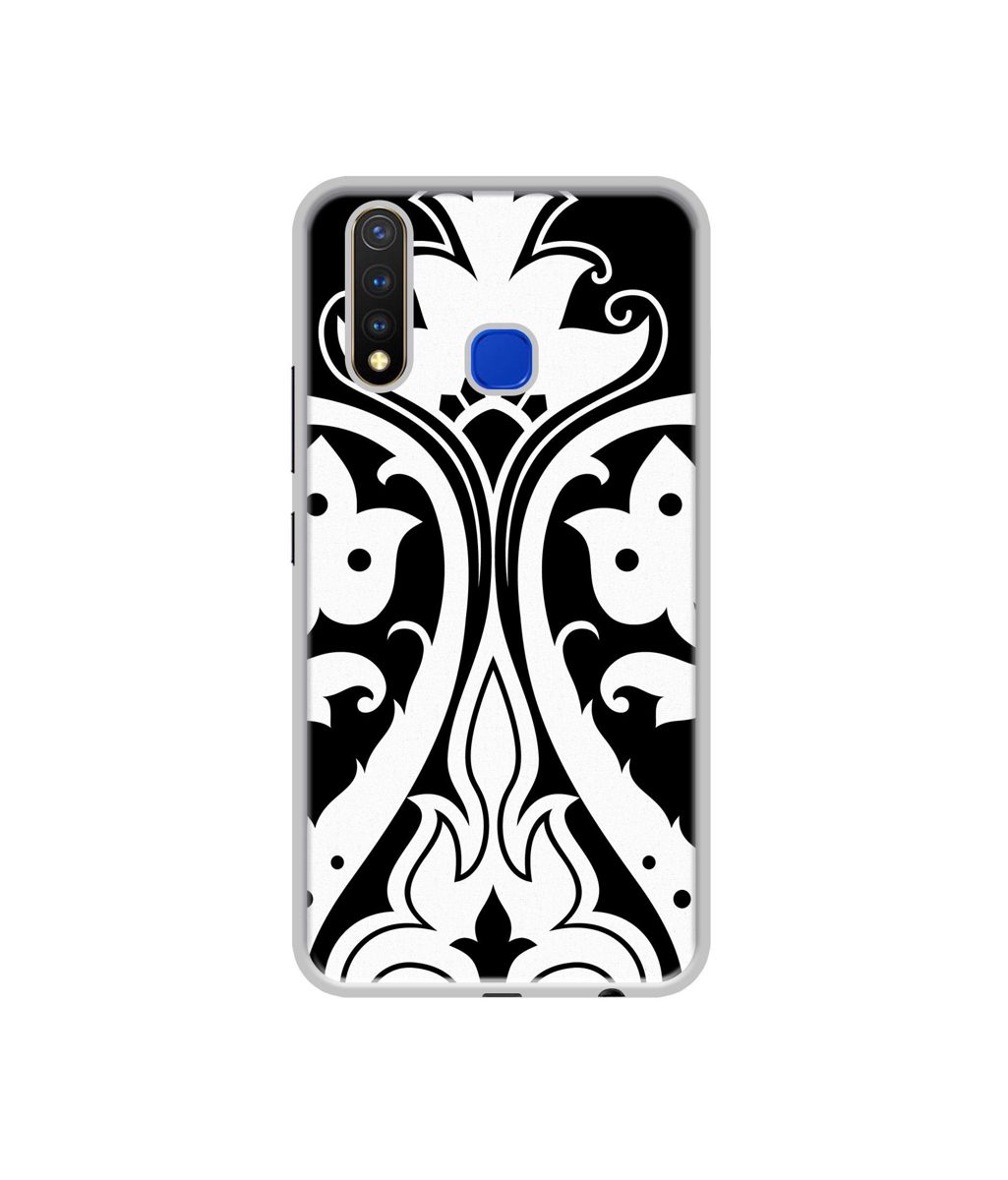 Amazon Brand - Solimo Designer S Shape Rangoli UV Printed Soft Back Case Mobile Cover for Vivo U20