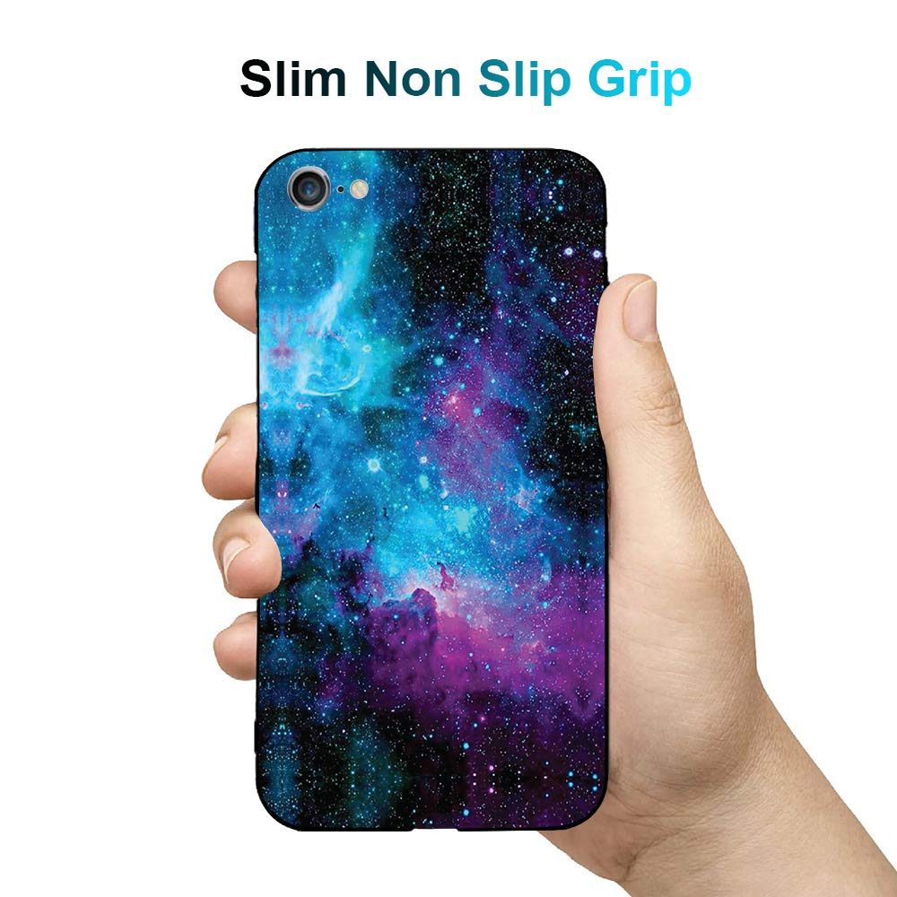 Amazon Brand - Solimo Designer Blue Universe Printed Hard Back Case Mobile Cover for Apple iPhone 7 & 8