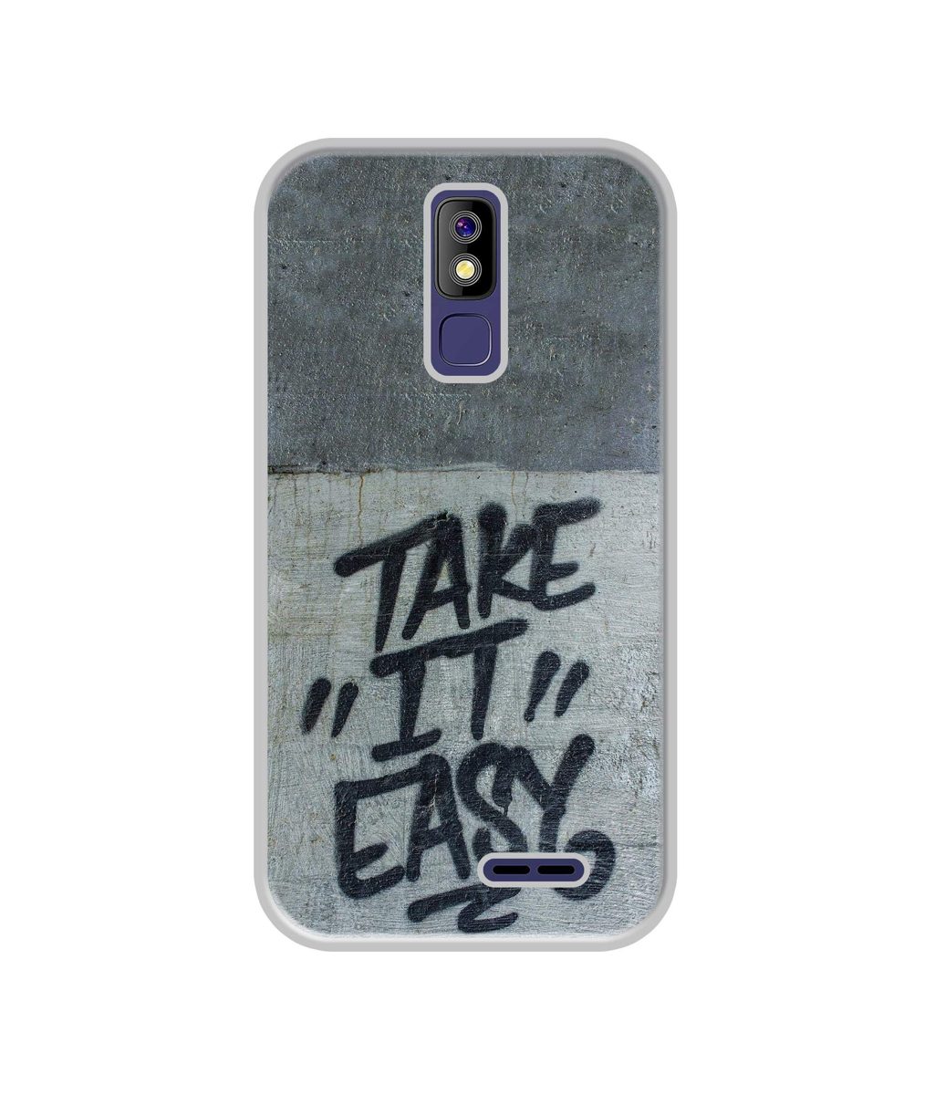 Amazon Brand - Solimo Designer Take It Easy UV Printed Soft Back Case Mobile Cover for Panasonic P100