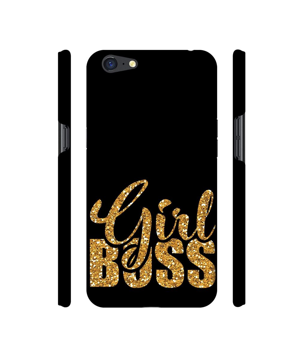 Amazon Brand - Solimo Designer Sparkle Girl Boss 3D Printed Hard Back Case Mobile Cover for Oppo A71