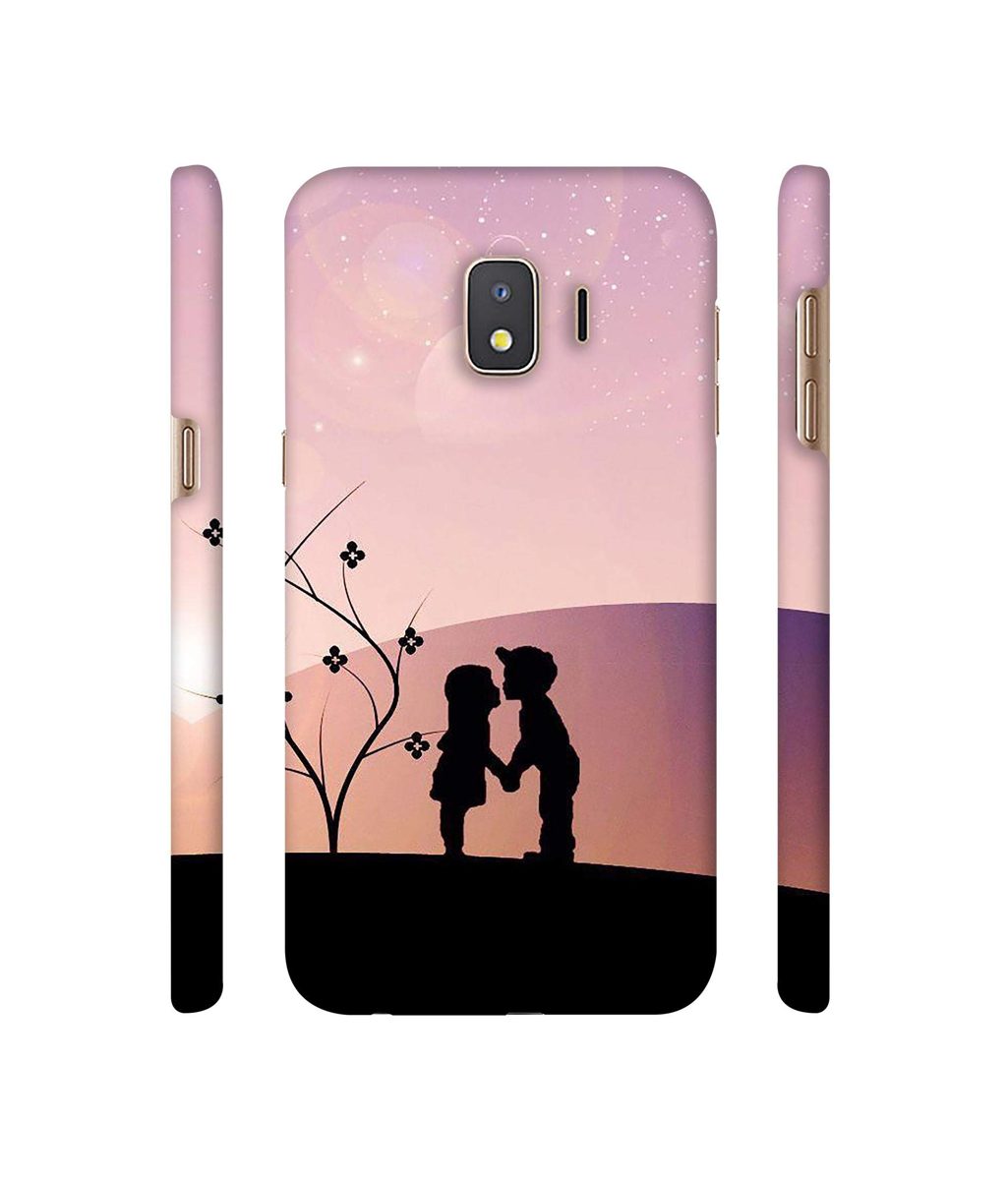 Amazon Brand - Solimo Designer Kiss-ing Couple 3D Printed Hard Back Case Mobile Cover for Samsung Galaxy J2 Core