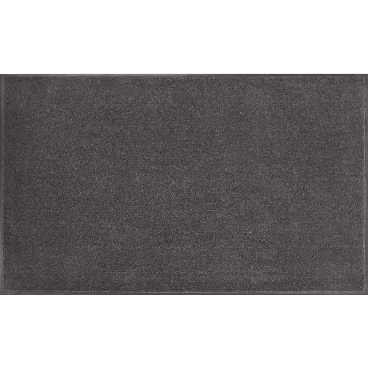 AmazonBasics Cut-Pile Polypropylene Commercial Carpet Vinyl-Backed Mat 3x10 Charcoal