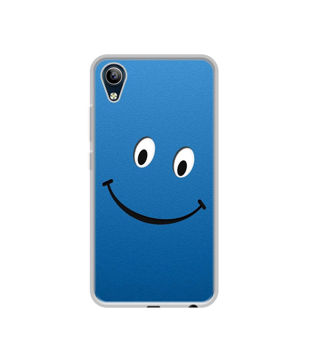 Amazon Brand - Solimo Designer Happy UV Printed Soft Back Case Mobile Cover for Vivo Y91i