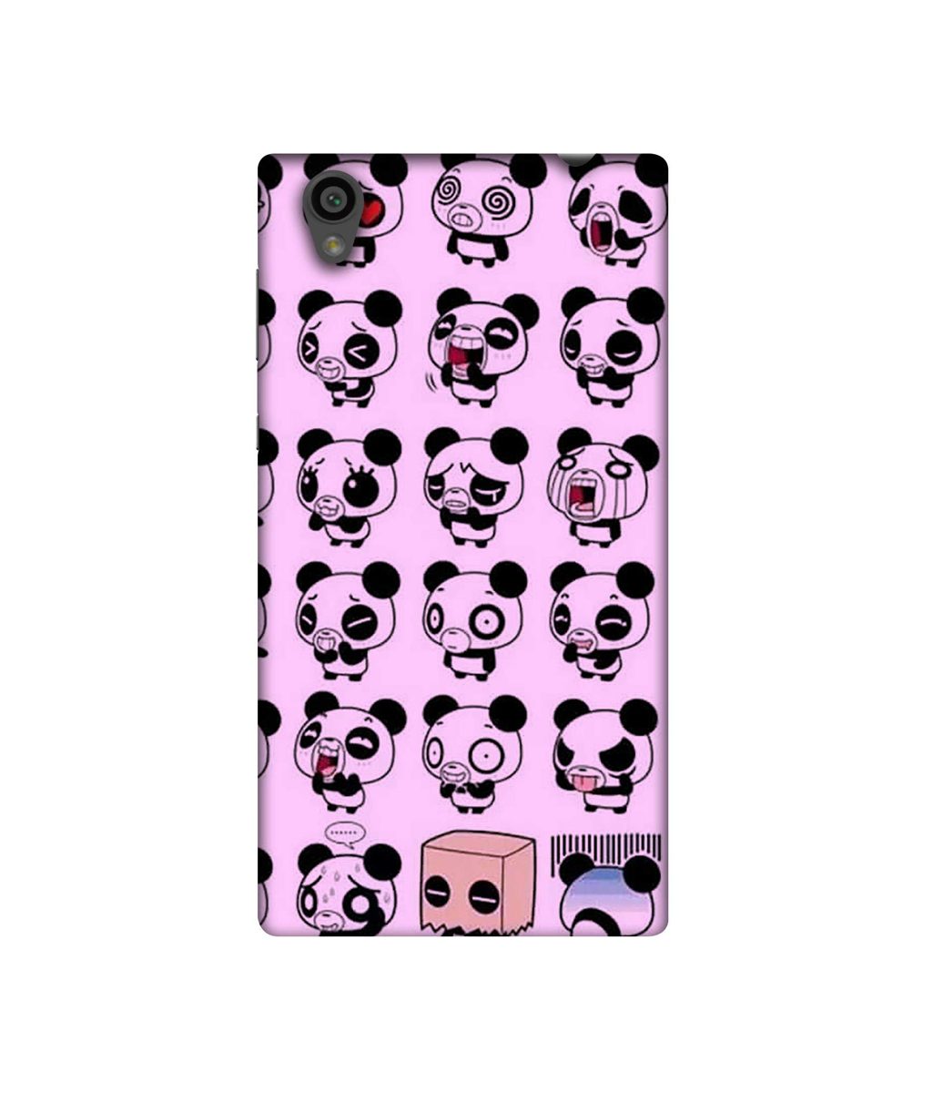 Amazon Brand - Solimo Designer Panda Experation 3D Printed Hard Back Case Mobile Cover for Sony Xperia L1