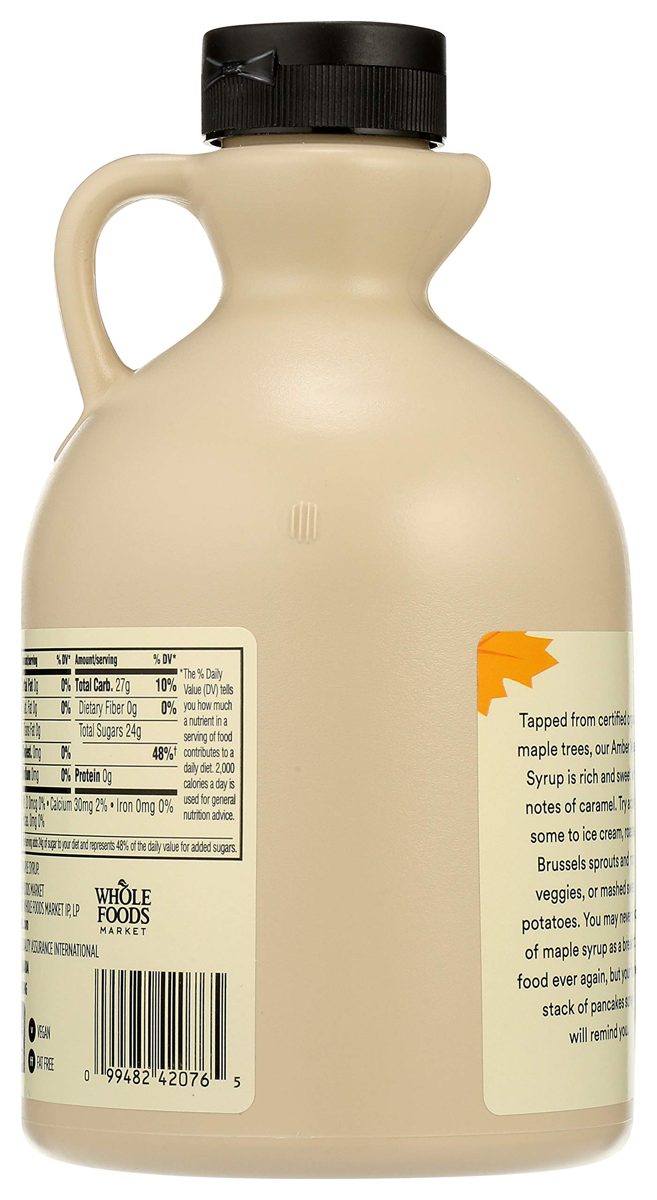 365 EVERYDAY VALUE Organic Grade A Amber Maple Syrup, 32 FZ