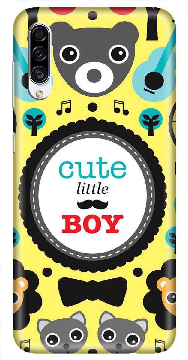 Amazon Brand - Solimo Designer Cute Little Boy Pattern 3D Printed Hard Back Case Mobile Cover for Samsung Galaxy A30s