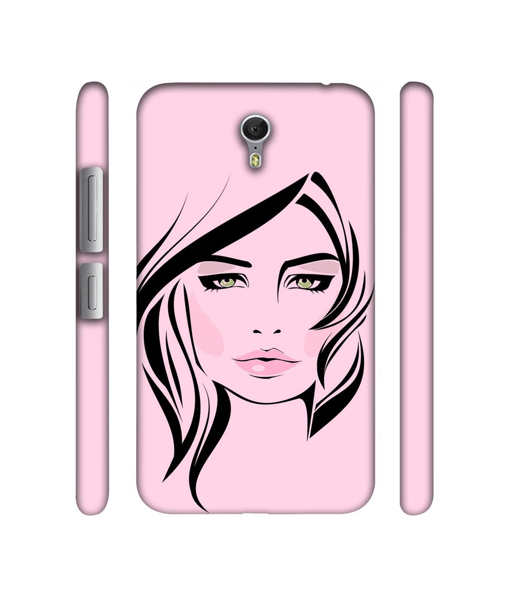 Amazon Brand - Solimo Designer Pink Lady Pattern 3D Printed Hard Back Case Mobile Cover for Lenovo ZUK Z1
