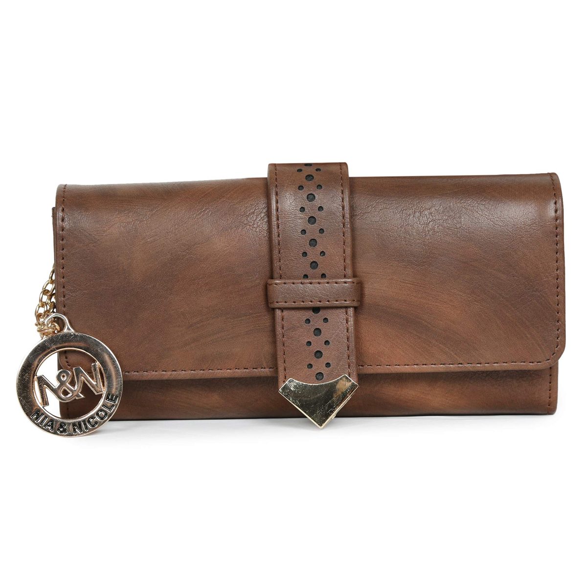Nia & Nicole Women's Clutch (Brown)