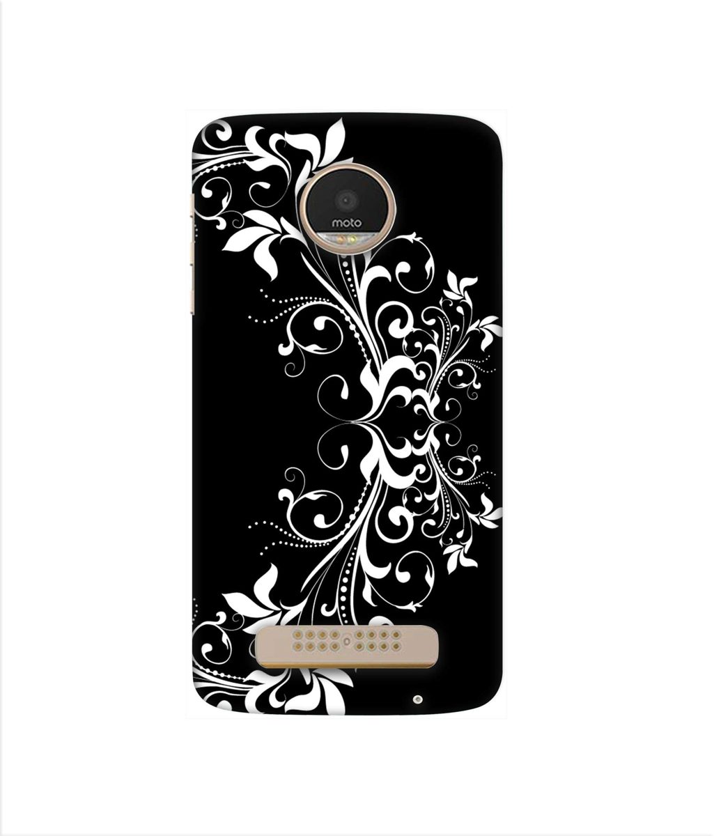 Amazon Brand - Solimo Designer Flower Art Pattern 3D Printed Hard Back Case Mobile Cover for Motorola Moto Z Play