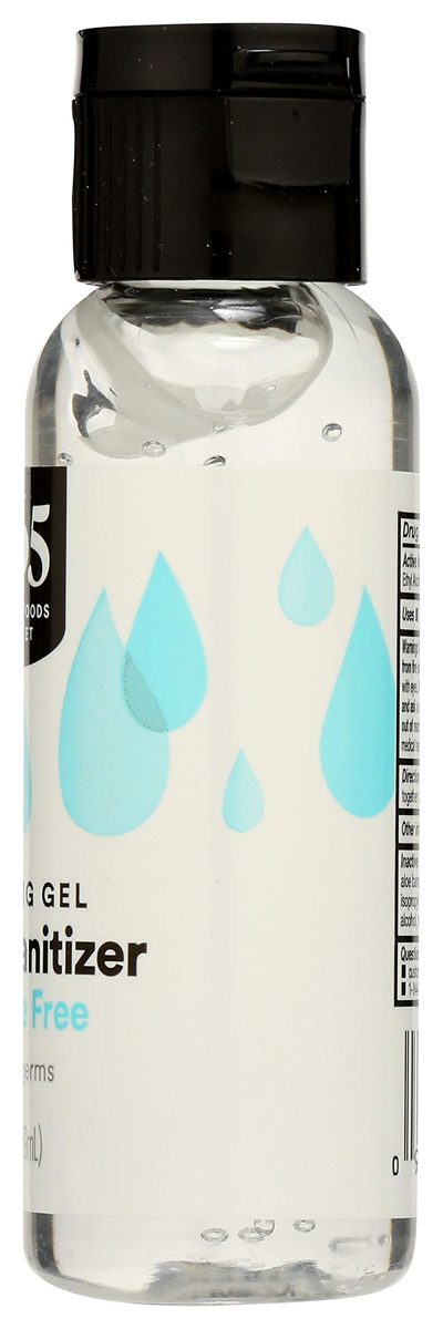 365 by Whole Foods Market, Hand Sanitizer Gel, Fragrance Free, 2 Fl Oz