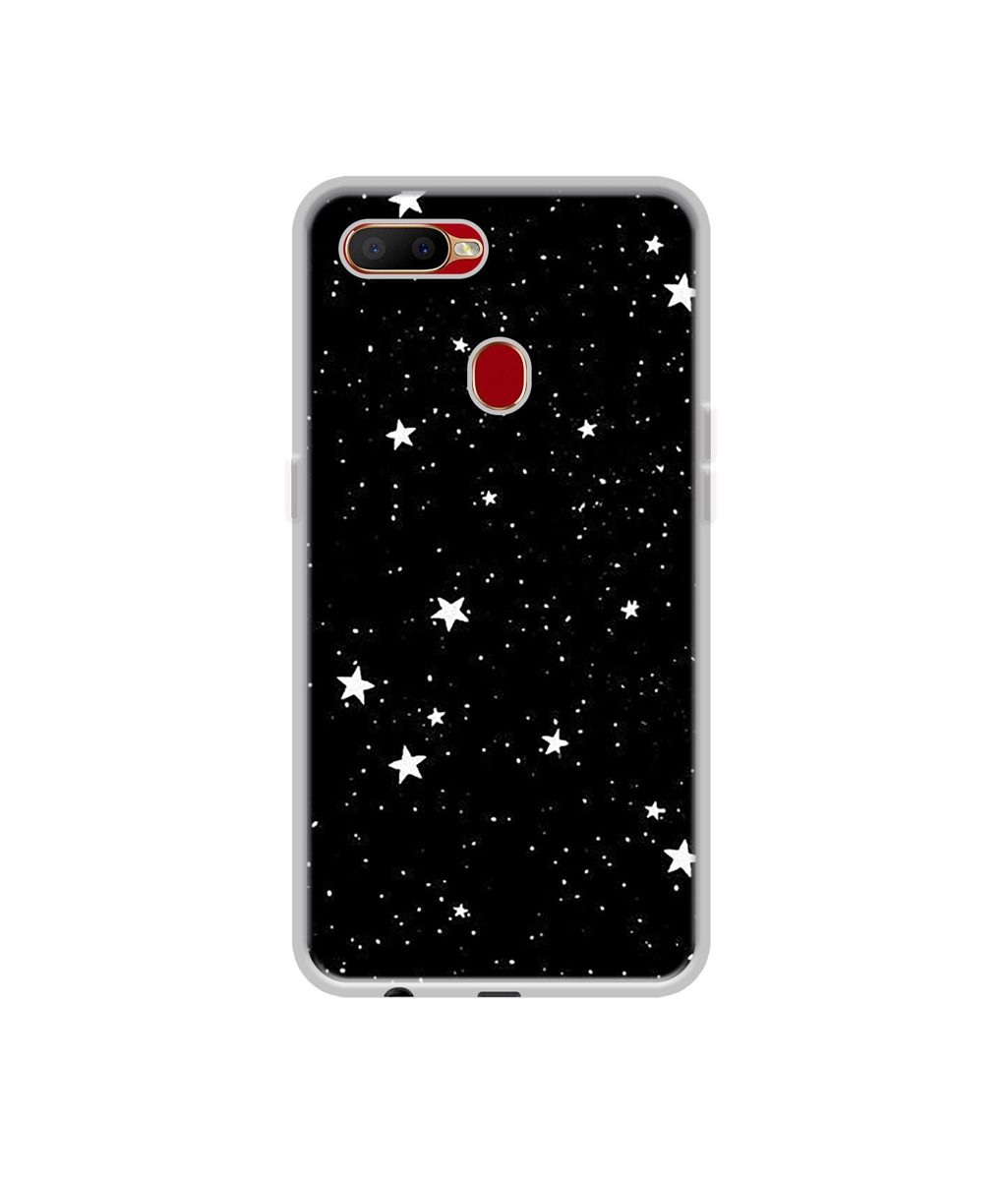 Amazon Brand - Solimo Designer Stars UV Printed Soft Back Case Mobile Cover for Oppo A5s