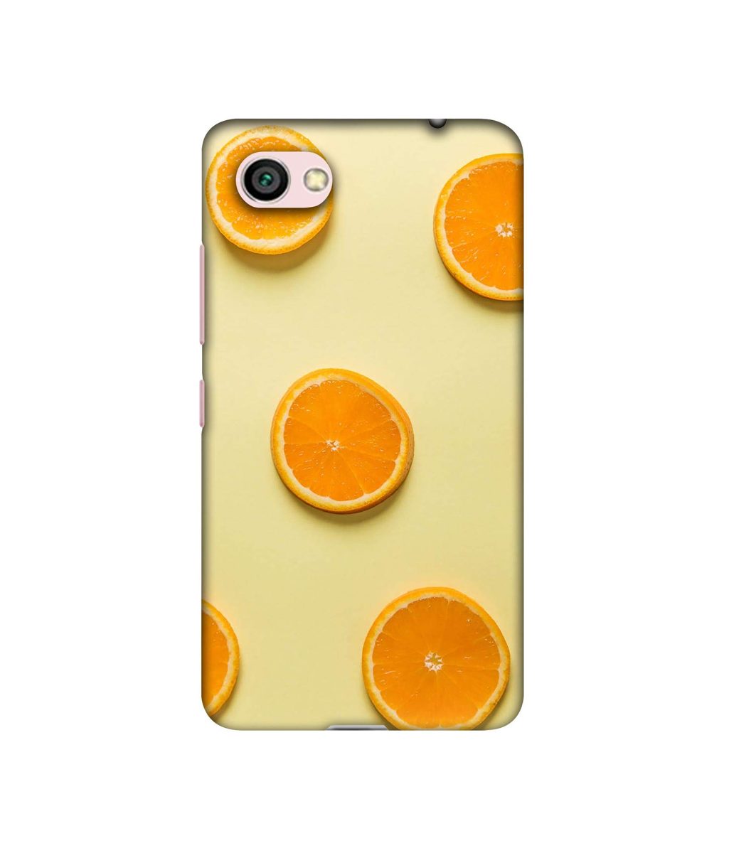 Amazon Brand - Solimo Designer Orange Texture 3D Printed Hard Back Case Mobile Cover for Xiaomi Redmi Y1 Lite