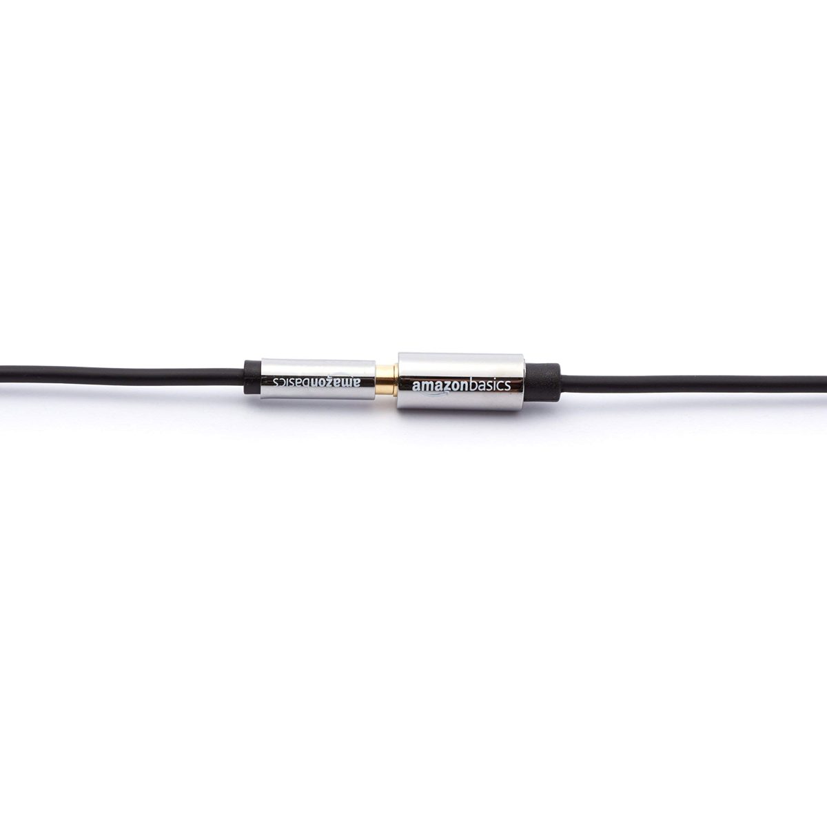 AmazonBasics 3.5mm Male to Female Stereo Audio Extension Adapter Cable - 6 Feet (Renewed)