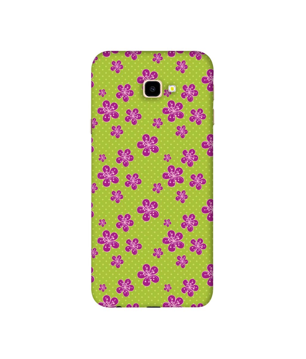 Amazon Brand - Solimo Designer Pink Flower Patterns 3D Printed Hard Back Case Mobile Cover for Samsung Galaxy J4 Plus