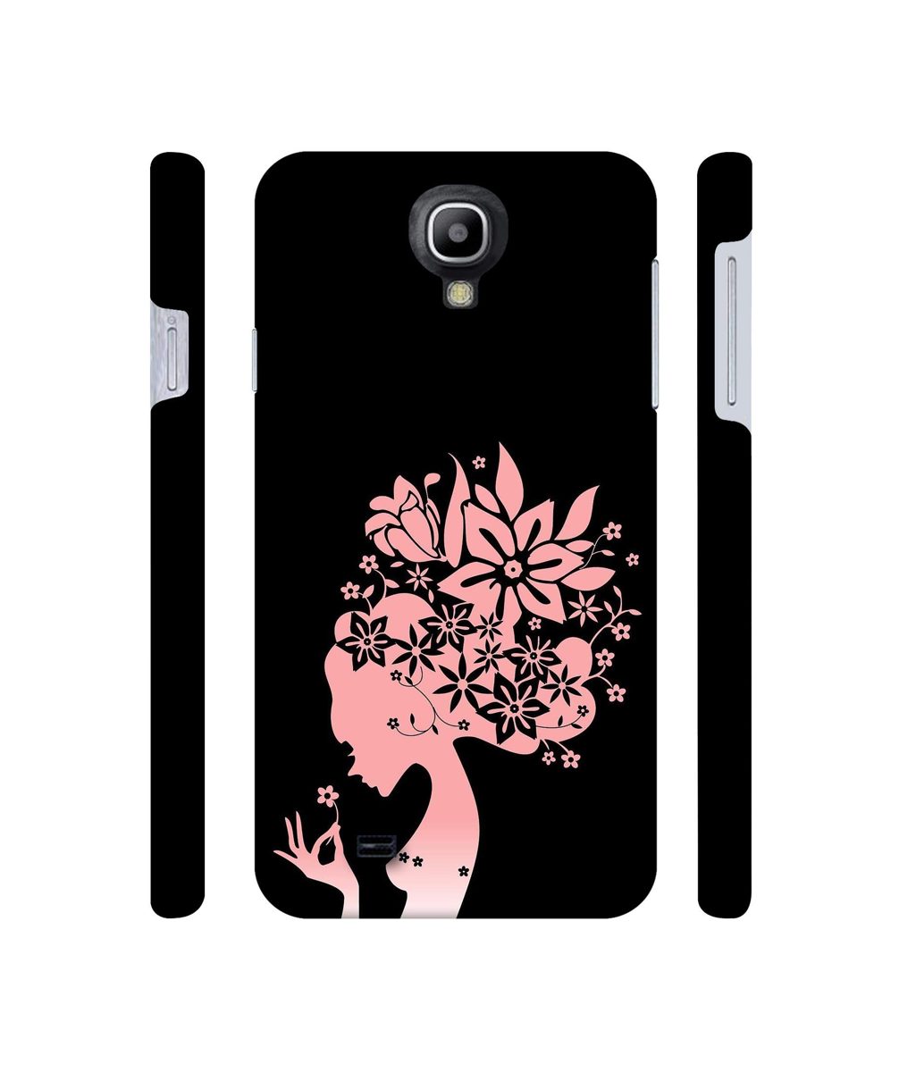 Amazon Brand - Solimo Designer Pink Color Lady Vector 3D Printed Hard Back Case Mobile Cover for Samsung Galaxy S4 GT i9500