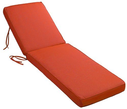 Strathwood Chaise Lounge Replacement Cushion, Paprika