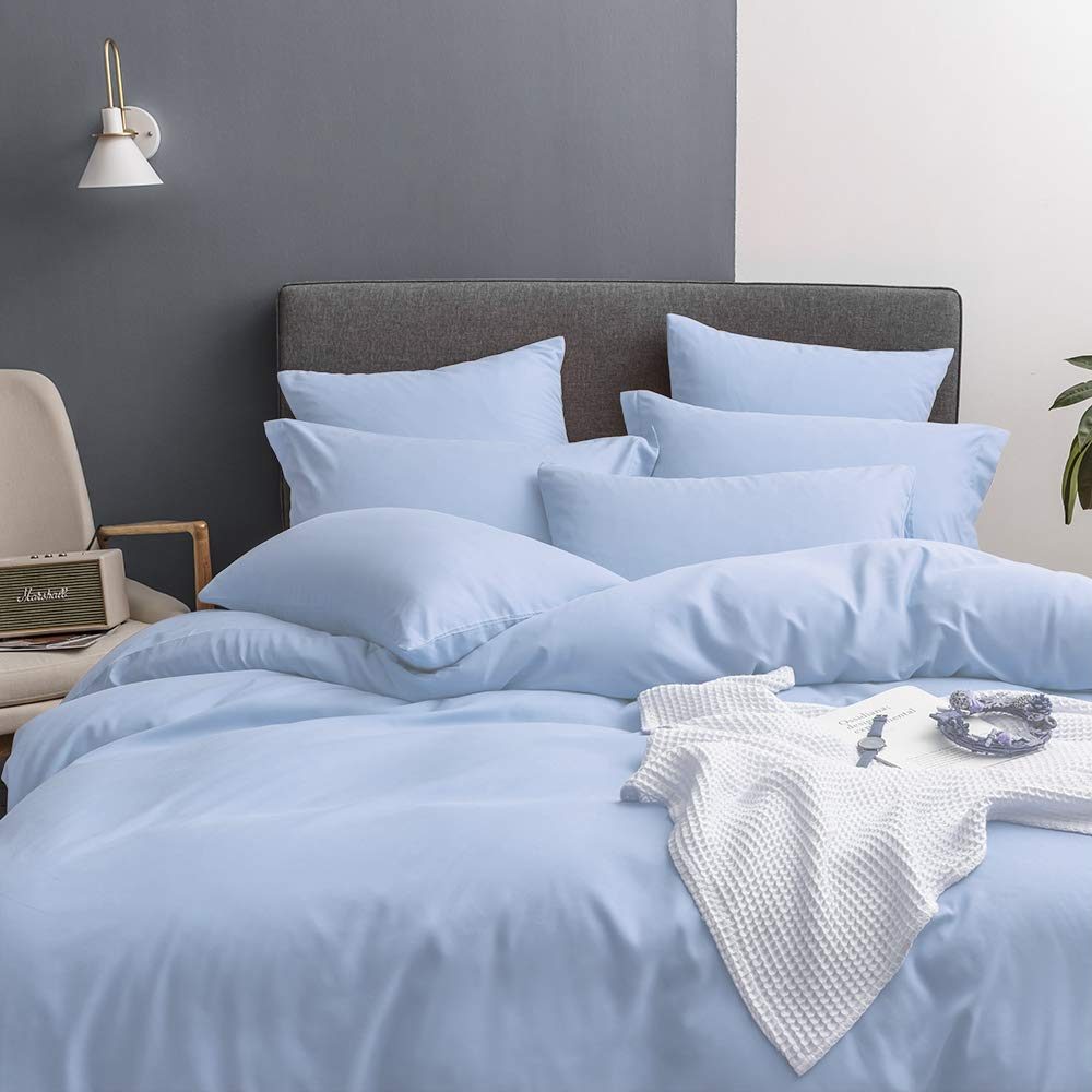 UMI Merryfeel Microfibre Duvet Cover Set, Light and Soft