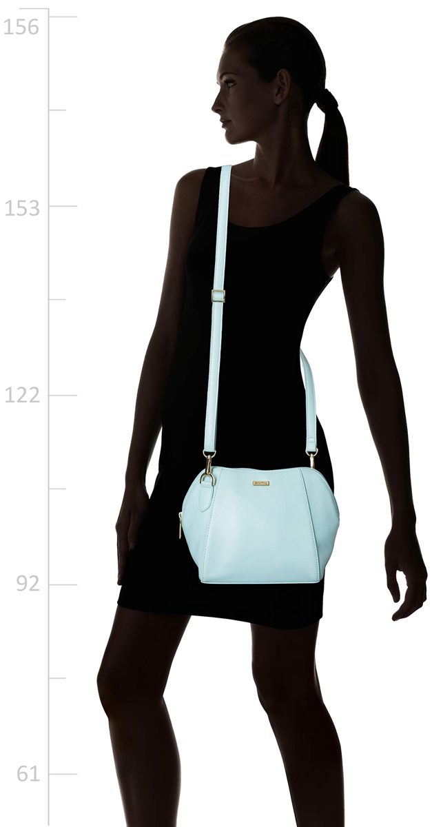 Amazon Brand - Eden & Ivy Aw-19 Women's Sling bag (Aqua)
