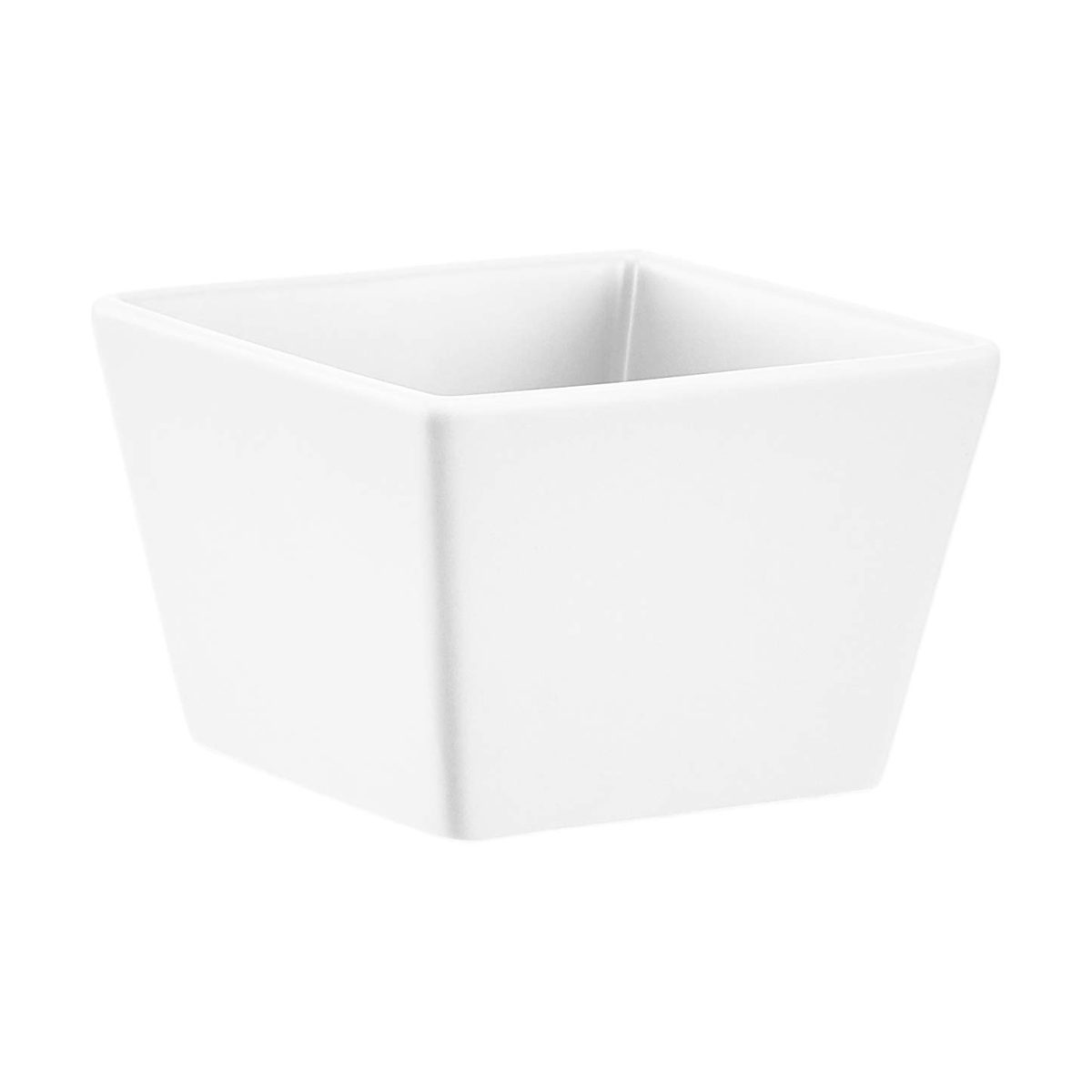 AmazonBasics Hanging Planter, Square - White/Black (2-Pack)